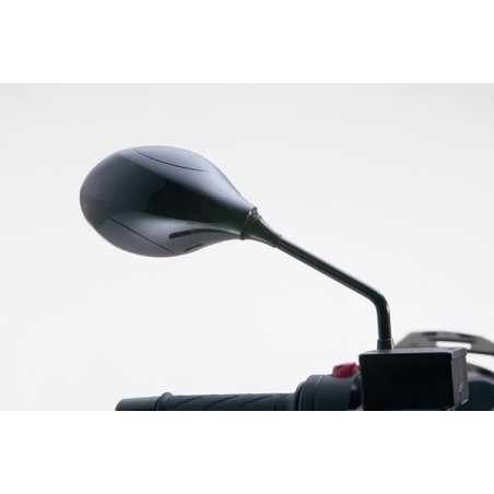 990D0-MIRRH-BLK ESPEJO,DER. BRILLANTE CARBON