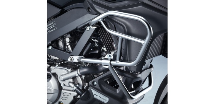 BARRA PROTECTOR MOTOR IZQ. PLATA
