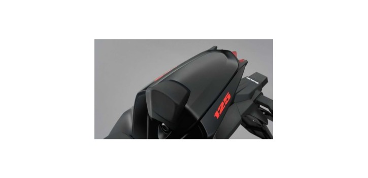 TAPA DE COLIN GSX125 R/S NEGRO MATE