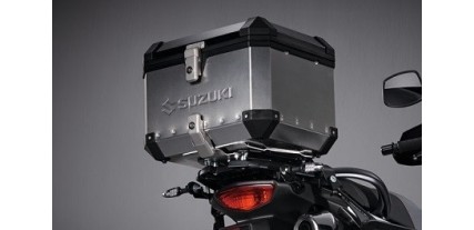 BAUL ALUMINIO NEGRO/PLATA SUZUKI V-STROM 650-DL650 AL2
