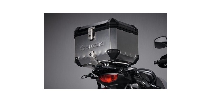 BAUL ALUMINIO NEGRO/PLATA SUZUKI V-STROM 650-DL650 AL2