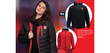 CHAQUETA REVERSIBLE TEAM BLACK