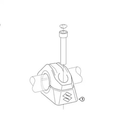 SOPORTE FAROS ANTINIEBLA LED V-STROM 1050