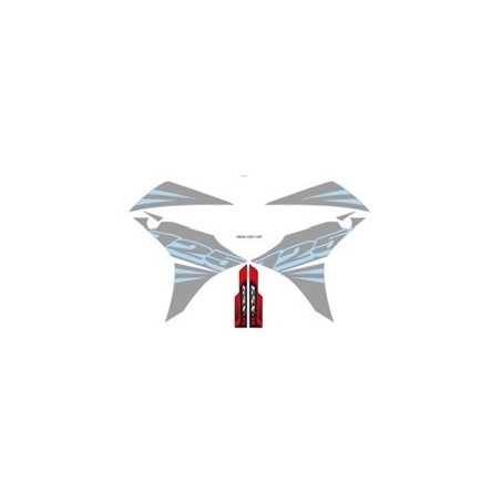 JUEGO ADHESIVOS GSX-R125 ROJO/GRIS