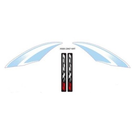 BLACK/WHITE SUZUKI DECALS SET