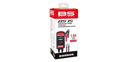 CARGADOR / MANTENEDOR DE BATERIA BS15 1,5A