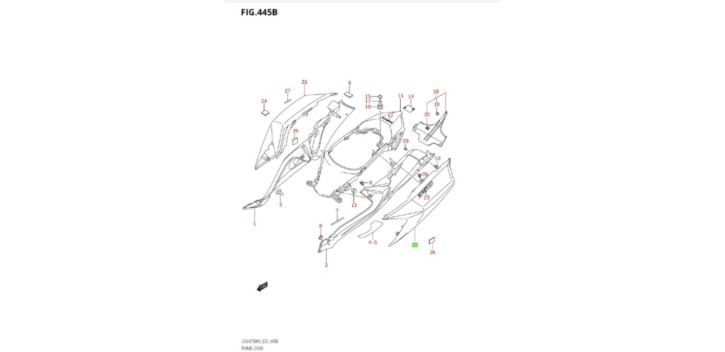 SUZUKI TAIL SECTION