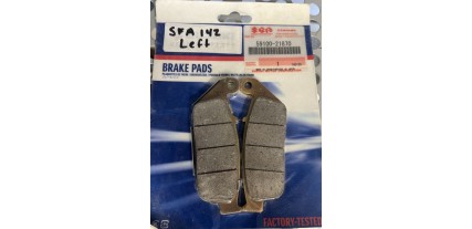 LEFT BRAKE PAD AND PLATE