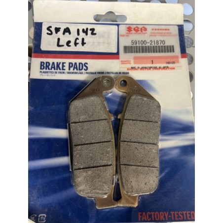 LEFT BRAKE PAD AND PLATE