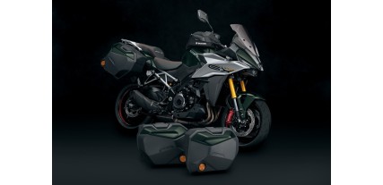 SIDE CASE SET GSX-S1000GX PEARL MATT GREEN