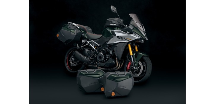 SIDE CASE SET GSX-S1000GX PEARL MATT GREEN
