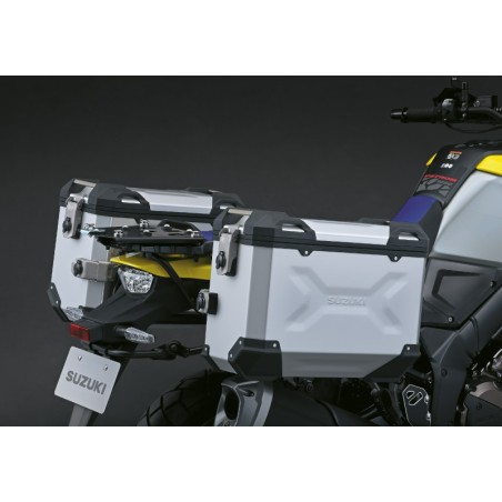 SET OF ALUMINUM SIDE CASES V-STROM 